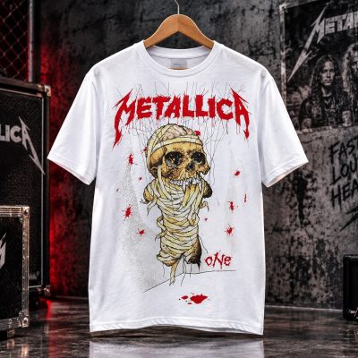metallica tshirt hoody dors